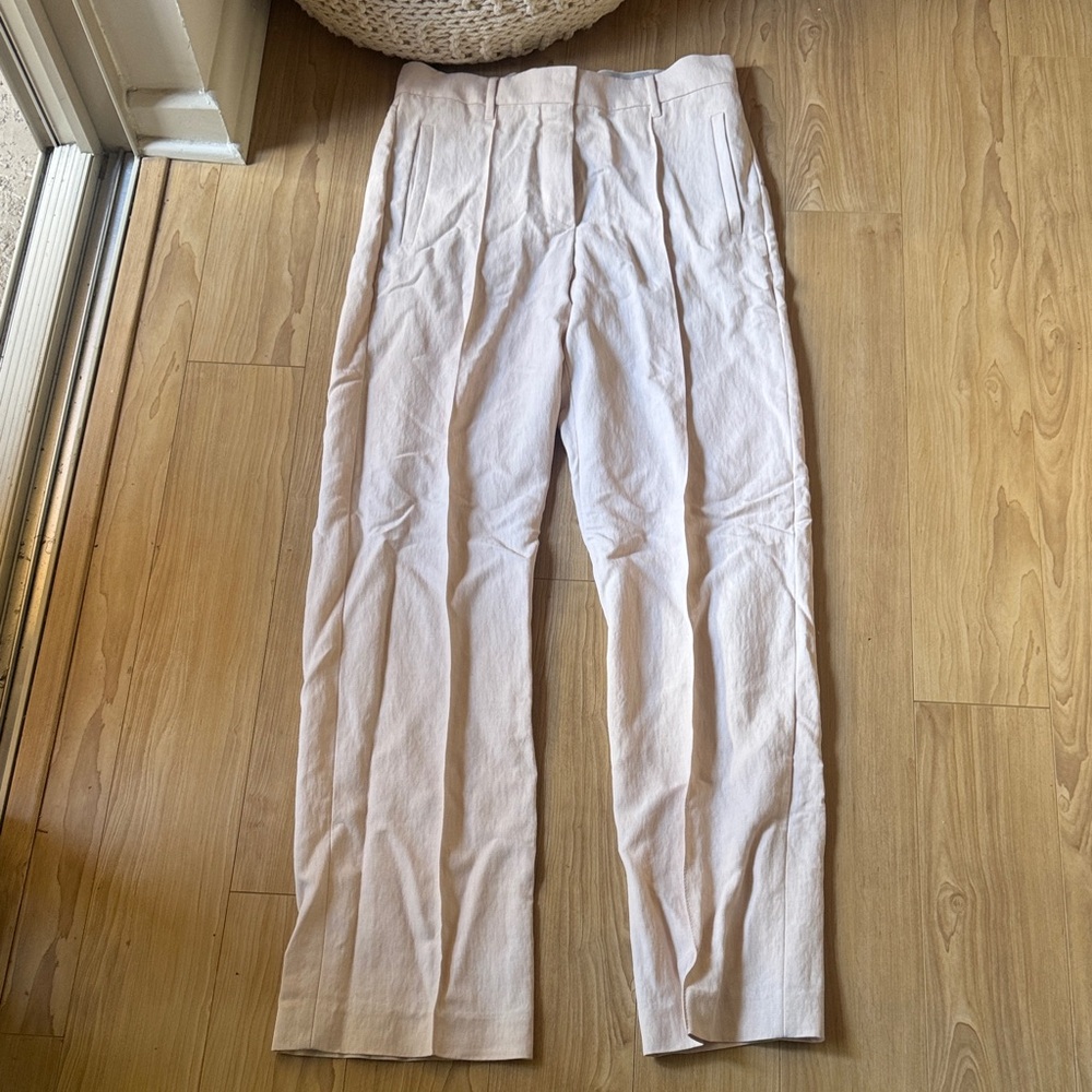 Brunello Cucinelli Light Pink Trousers Wide Leg Pants